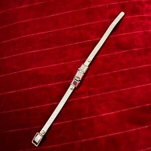 Elegant yet edgy Silvertone Women's Bracelet.